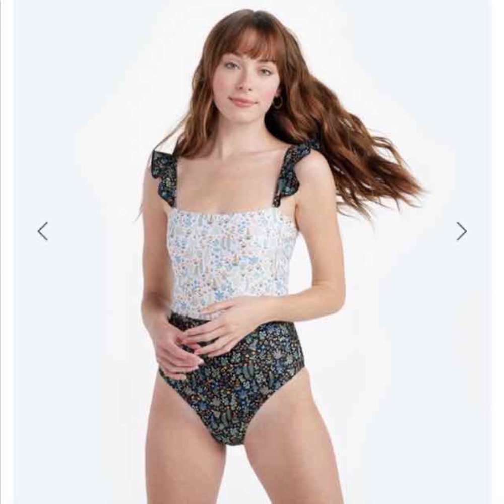 Ruffle Oasis Summersalt x Rifle Paper Co. Swimsuit